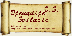 Đenadije Svilarić vizit kartica